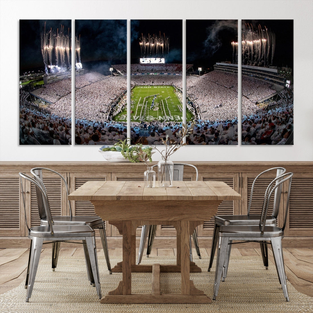 Penn Stadium Football Wall Art Canvas Print