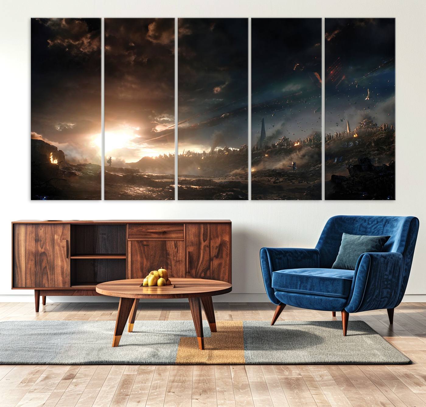 Avengers Planet Wall Art Canvas Print