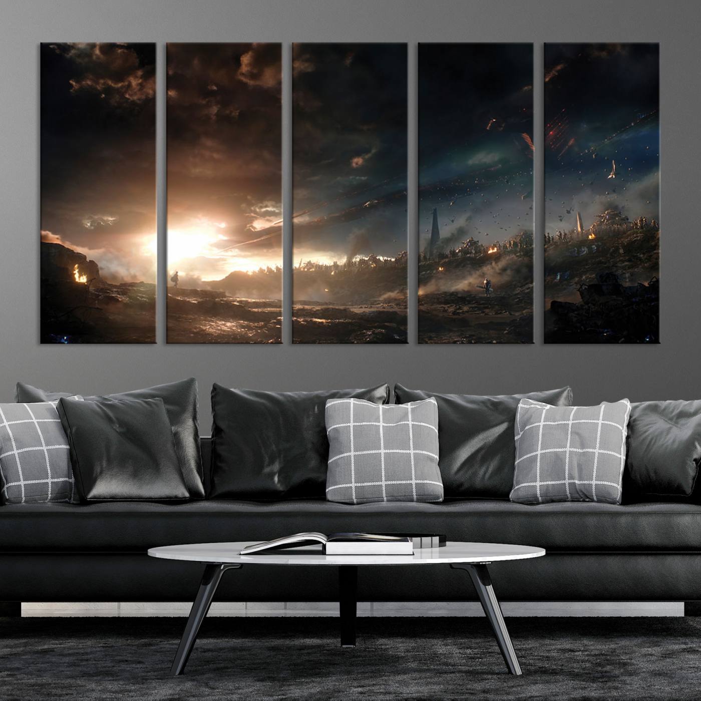 Avengers Planet Wall Art Canvas Print