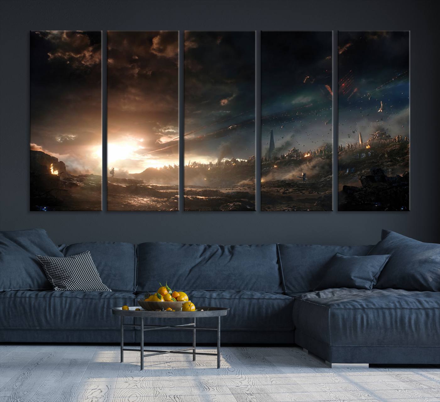 Avengers Planet Wall Art Canvas Print