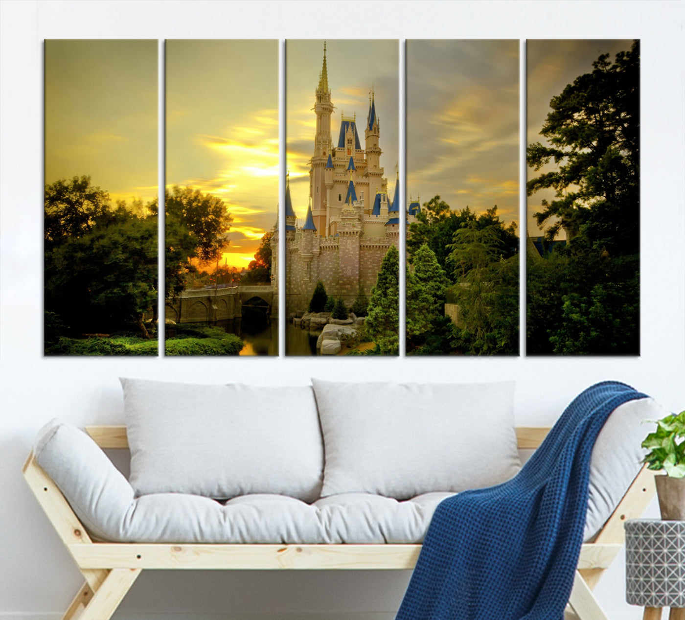 Disney Wall Art, Disneyland Print, Disney Princess Castle Print