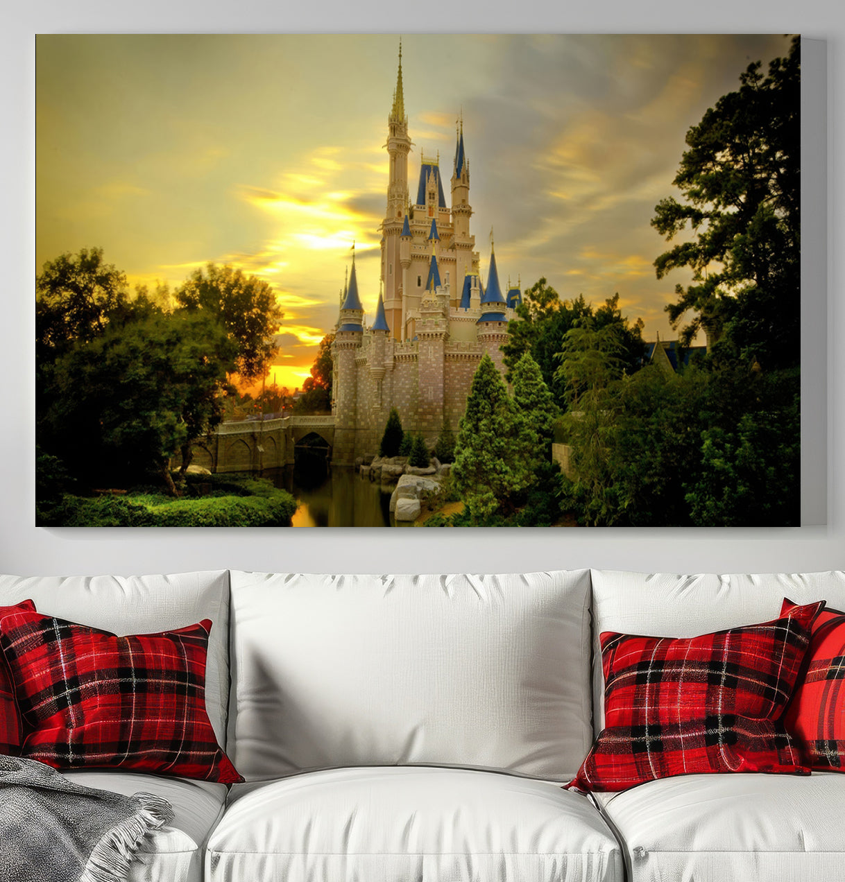 Disney Wall Art, Disneyland Print, Disney Princess Castle Print