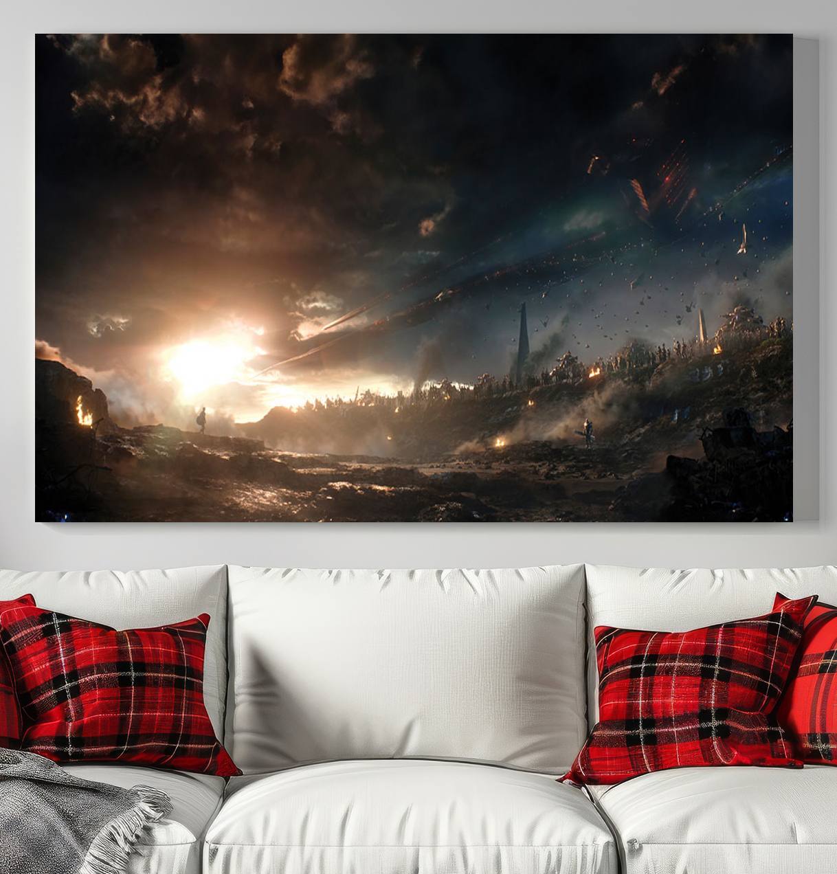 Avengers Planet Wall Art Canvas Print