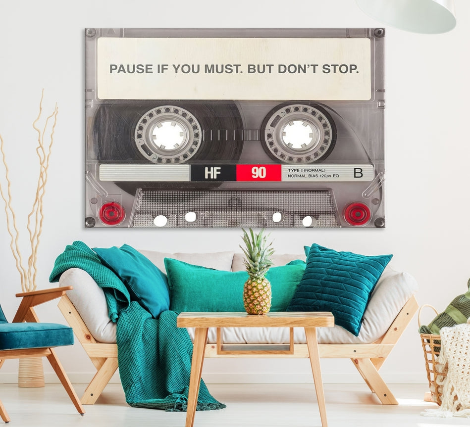 Music Type Iconic Wall Art Canvas Print