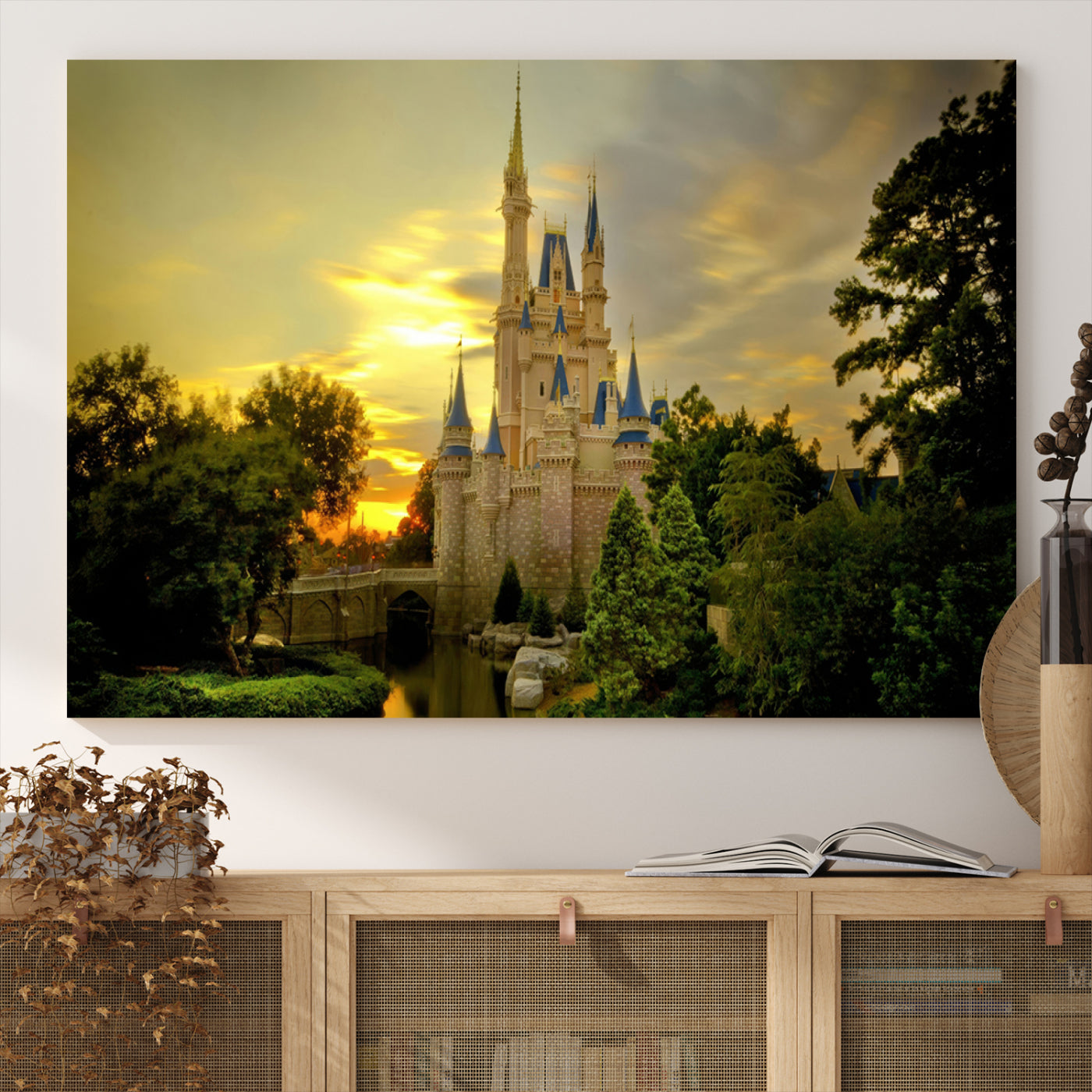 Disney Wall Art, Disneyland Print, Disney Princess Castle Print