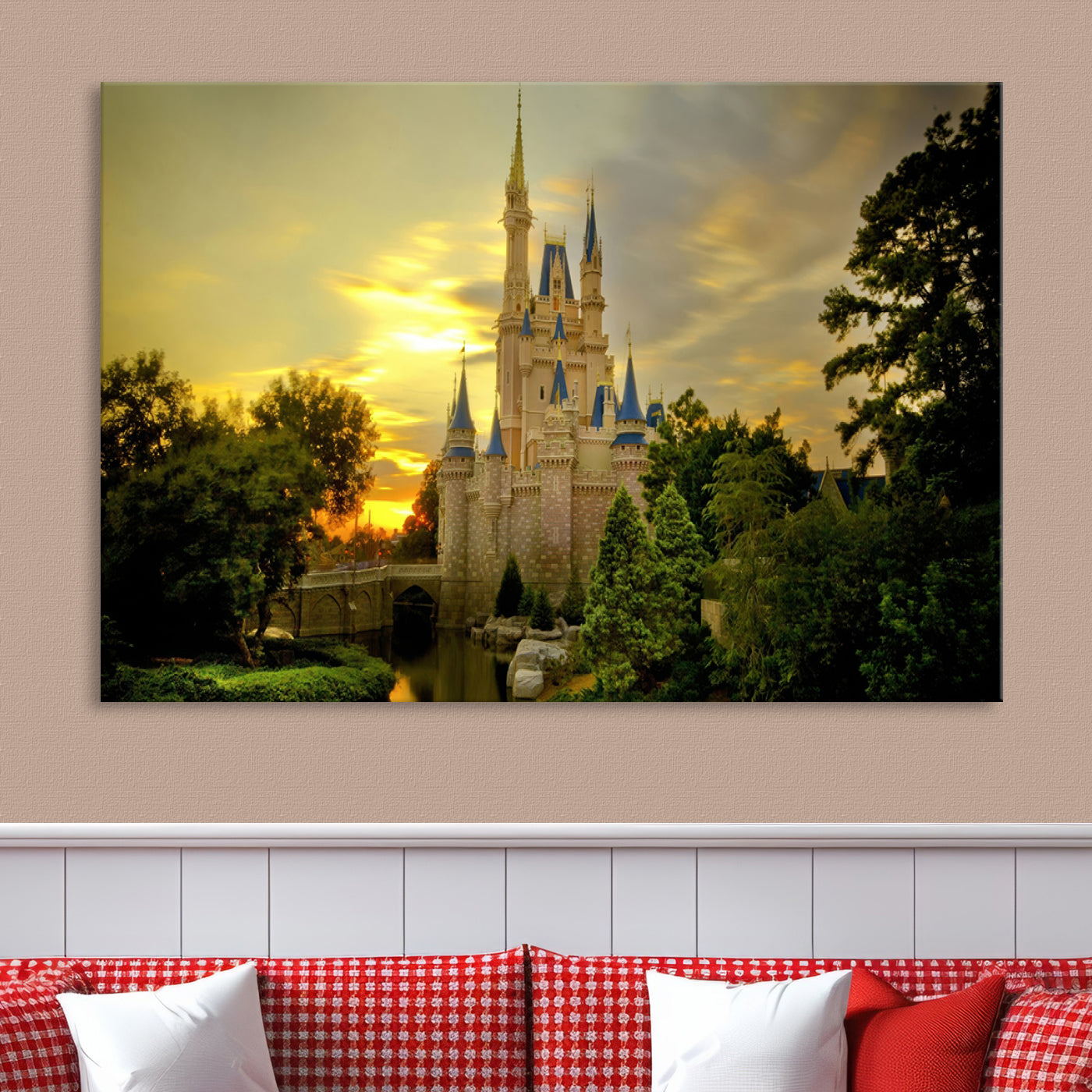 Disney Wall Art, Disneyland Print, Disney Princess Castle Print