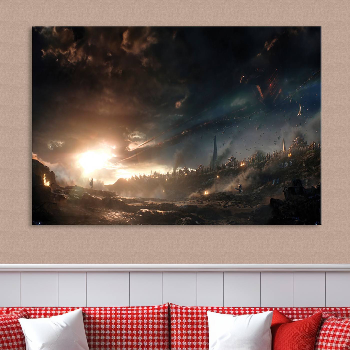 Avengers Planet Wall Art Canvas Print