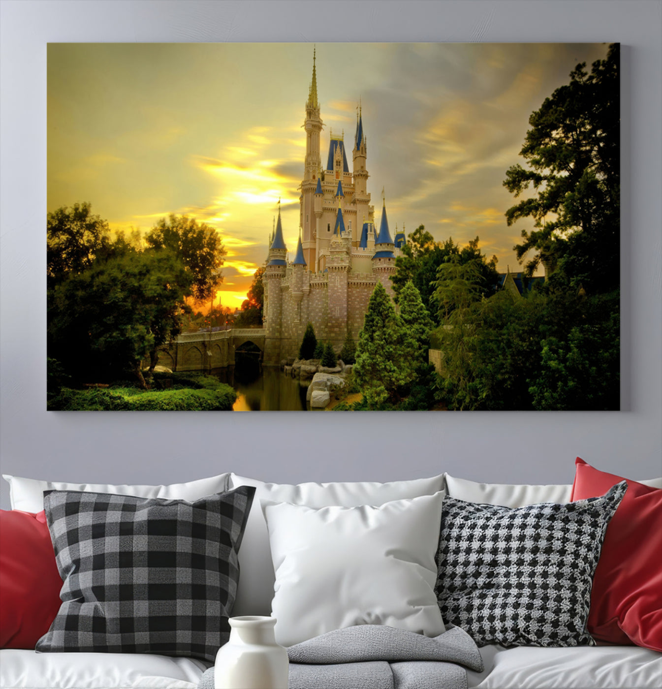 Disney Wall Art, Disneyland Print, Disney Princess Castle Print