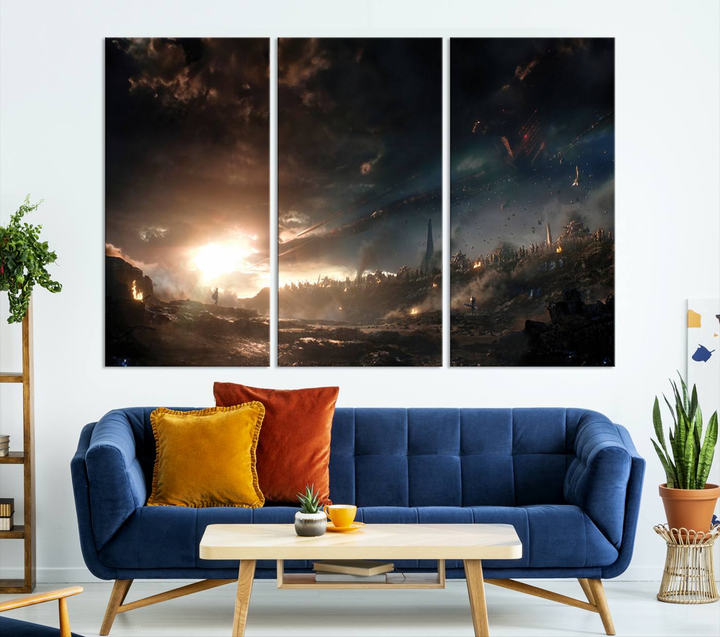 Avengers Planet Wall Art Canvas Print