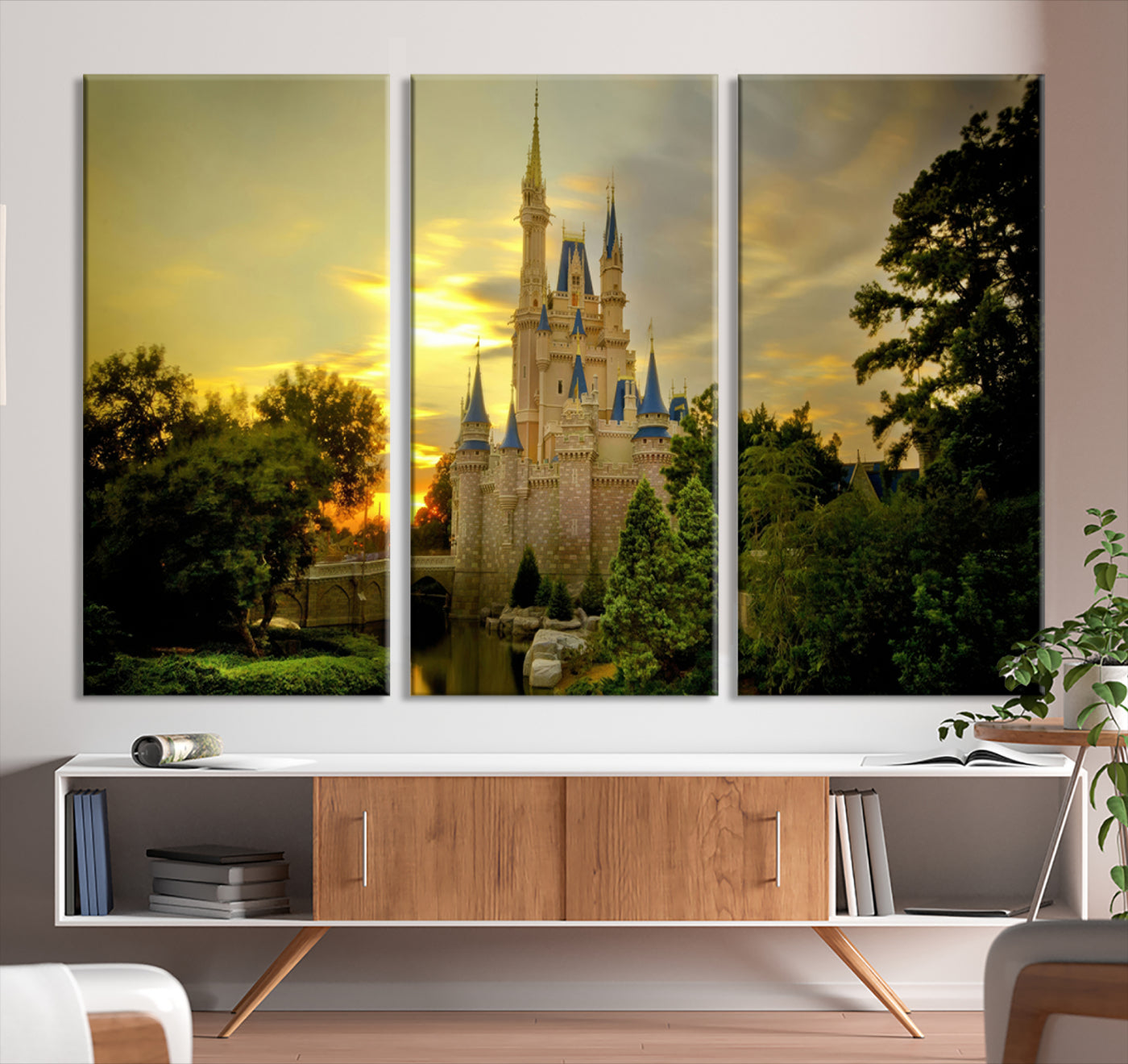 Disney Wall Art, Disneyland Print, Disney Princess Castle Print