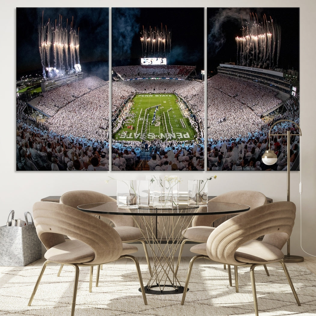 Penn Stadium Football Wall Art Canvas Print