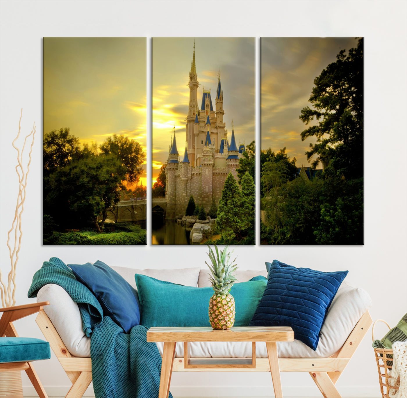 Disney Wall Art, Disneyland Print, Disney Princess Castle Print