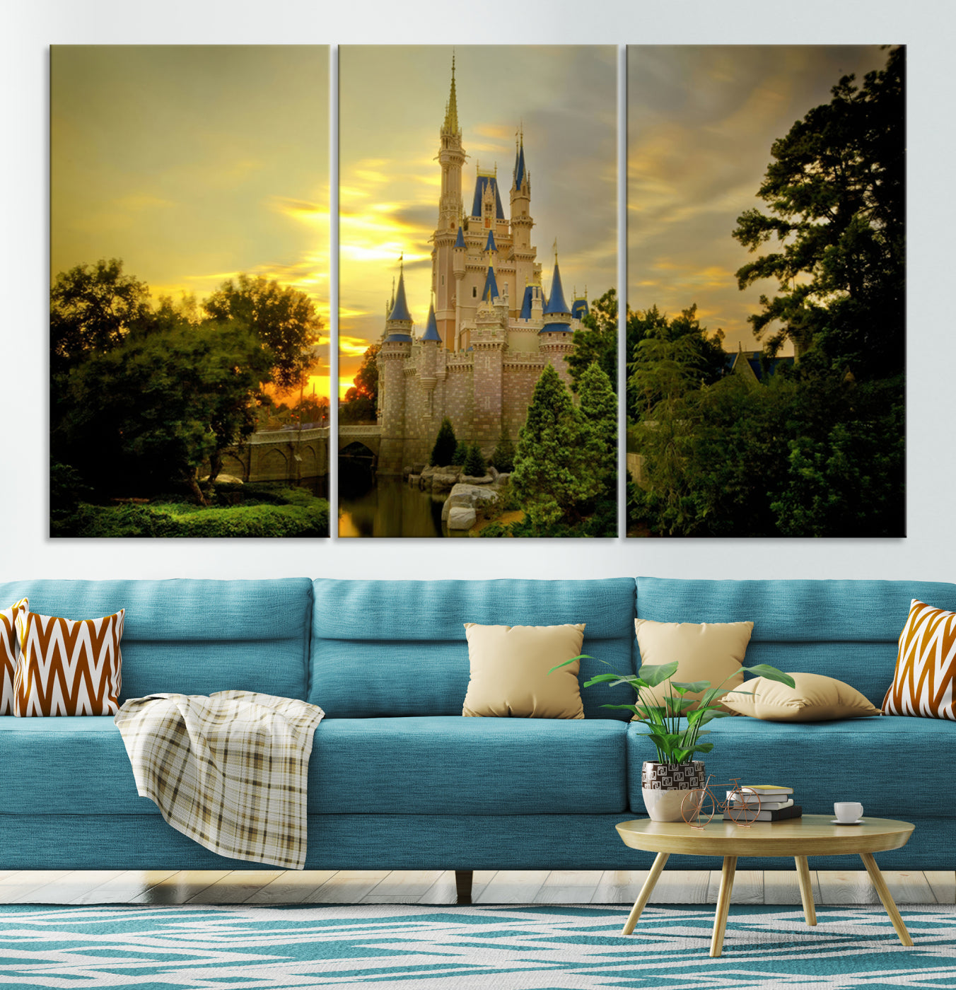 Disney Wall Art, Disneyland Print, Disney Princess Castle Print