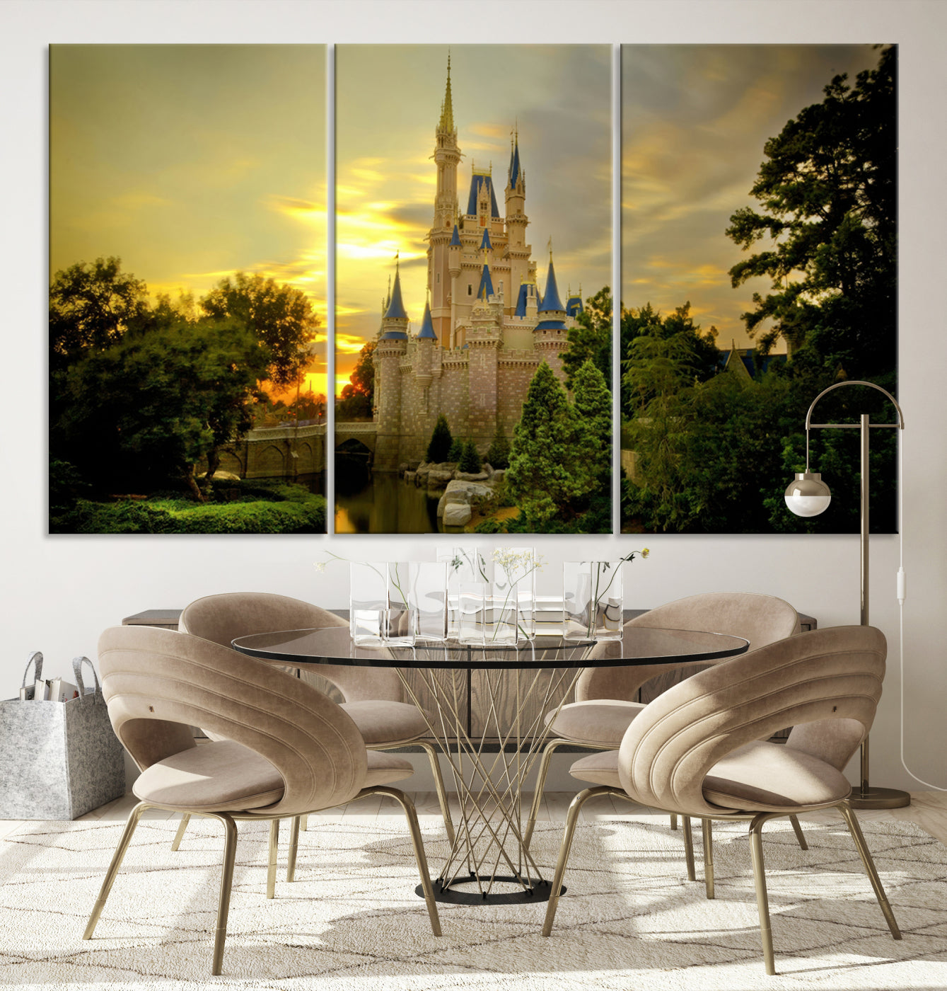 Disney Wall Art, Disneyland Print, Disney Princess Castle Print