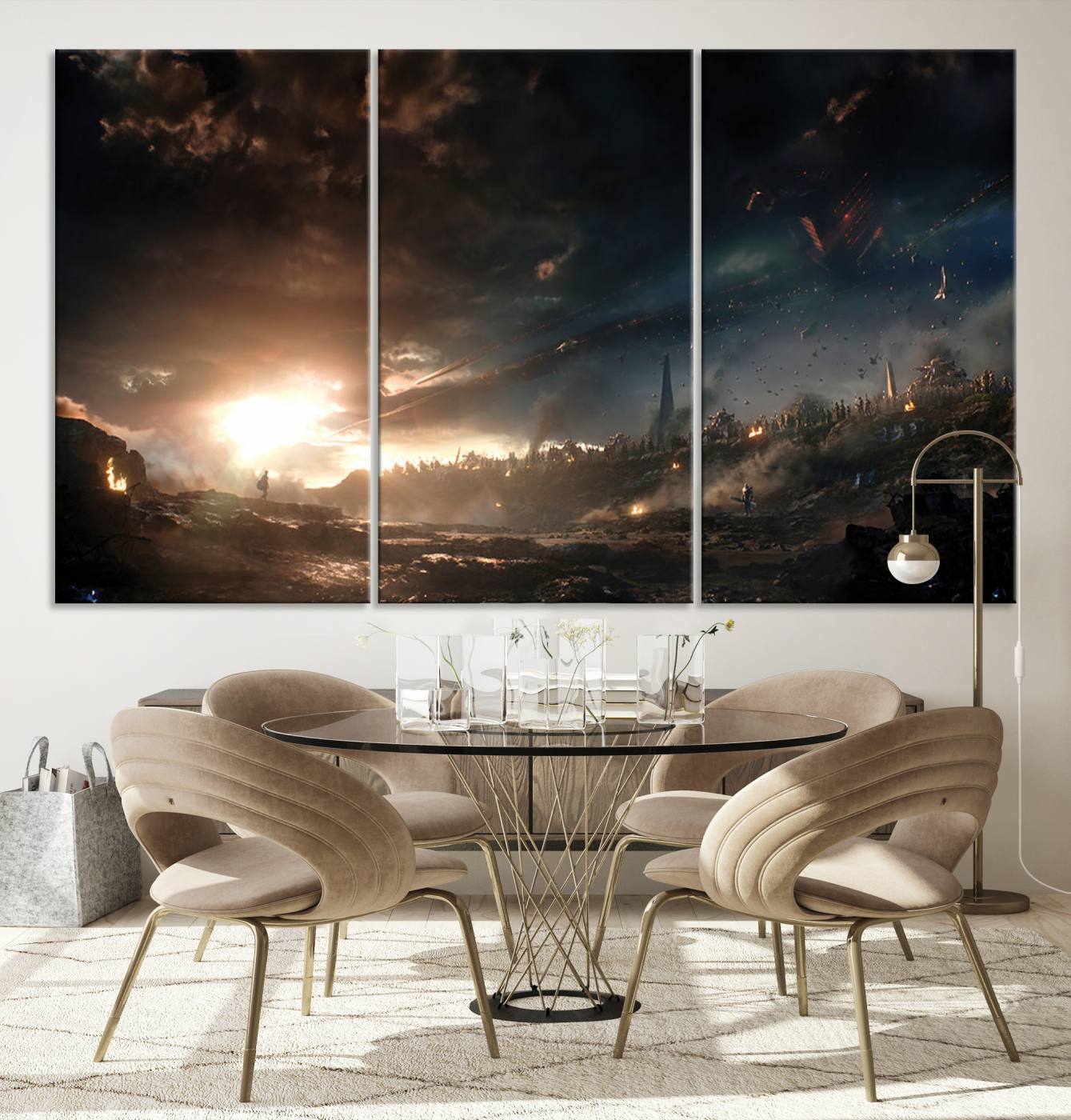 Avengers Planet Wall Art Canvas Print