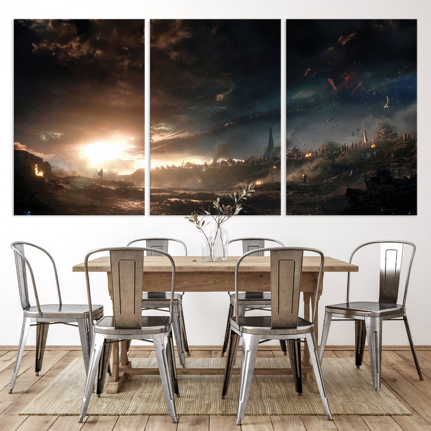 Avengers Planet Wall Art Canvas Print