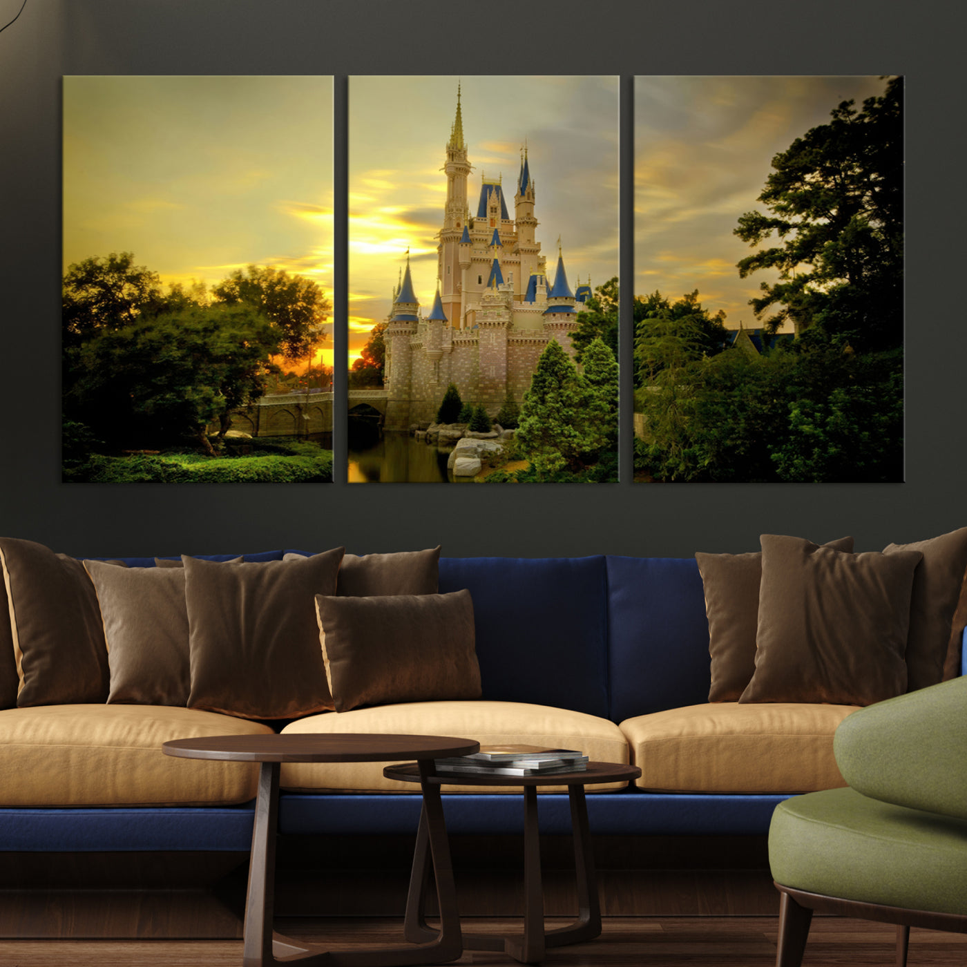 Disney Wall Art, Disneyland Print, Disney Princess Castle Print