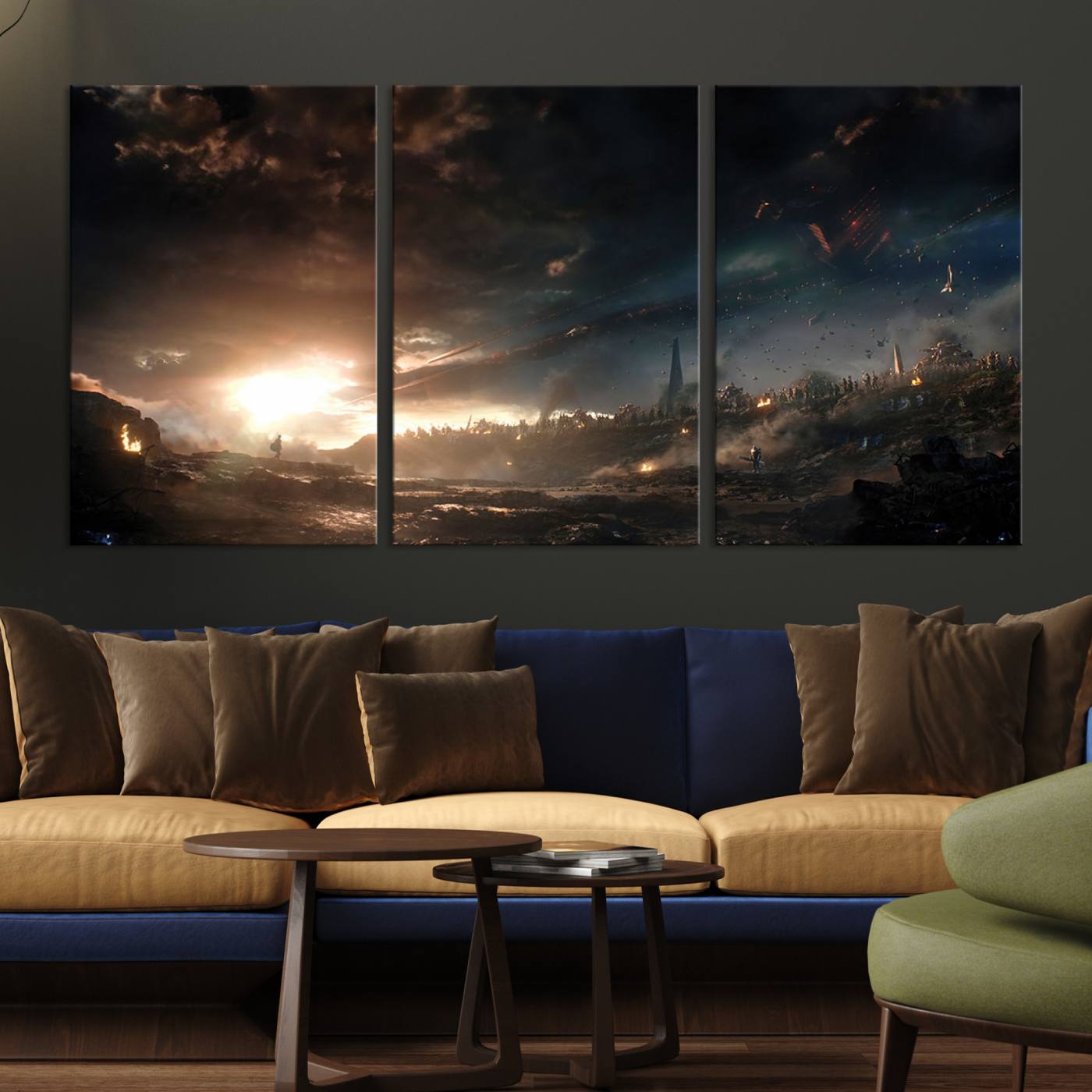 Avengers Planet Wall Art Canvas Print