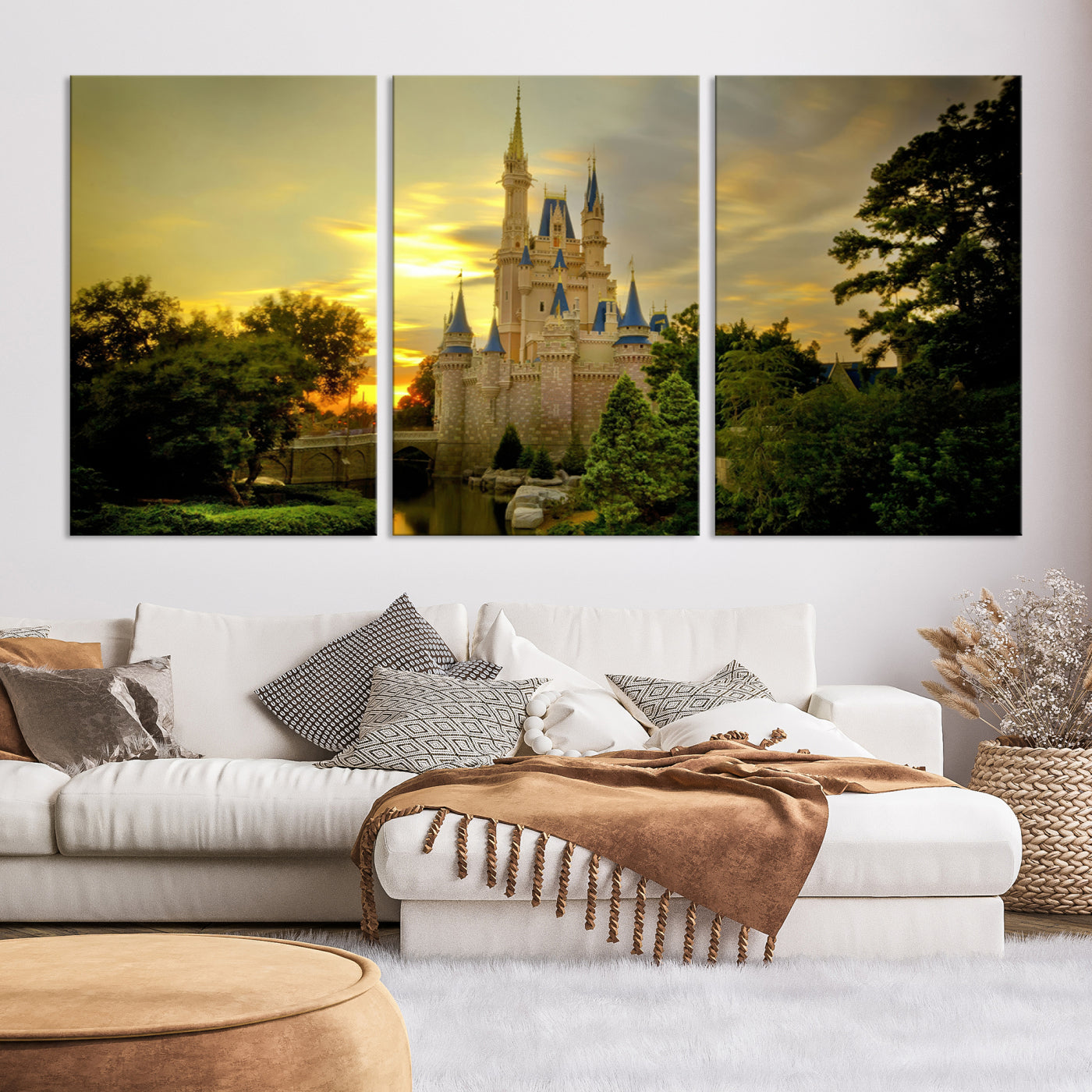 Disney Wall Art, Disneyland Print, Disney Princess Castle Print