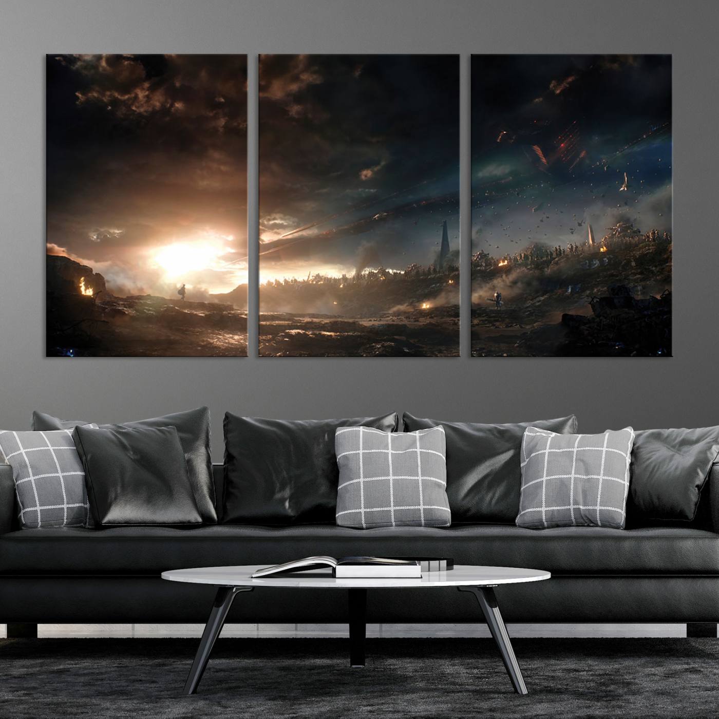 Avengers Planet Wall Art Canvas Print