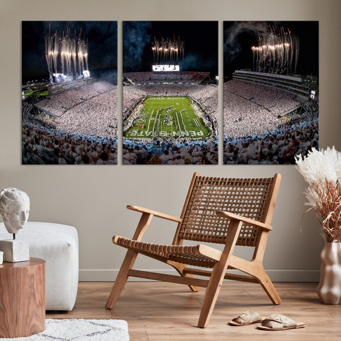 Penn Stadium Football Wall Art Canvas Print