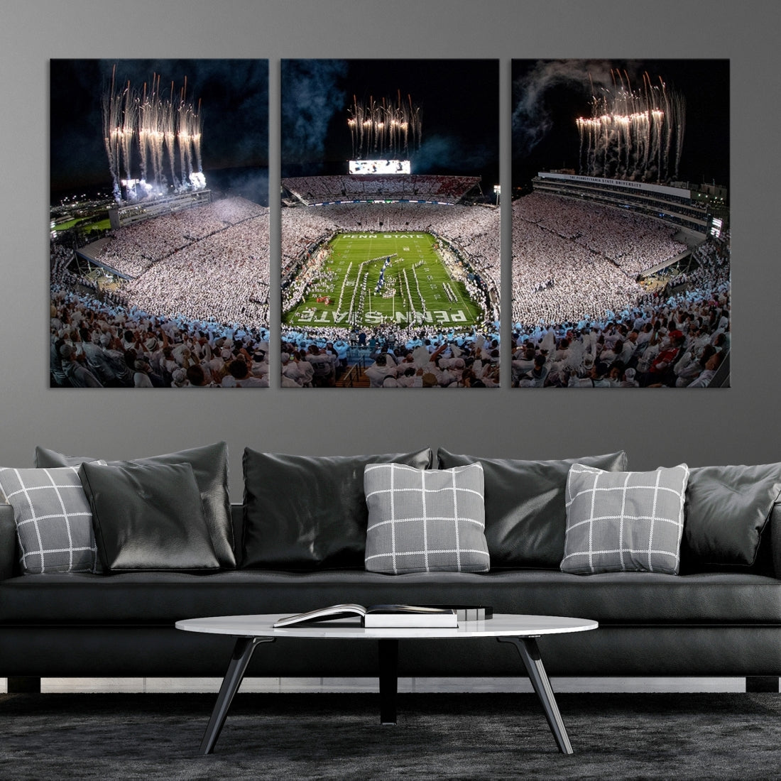 Penn Stadium Football Wall Art Canvas Print