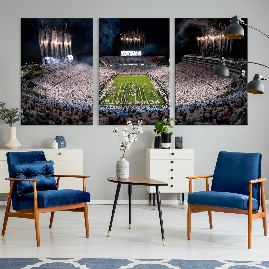 Penn Stadium Football Wall Art Canvas Print