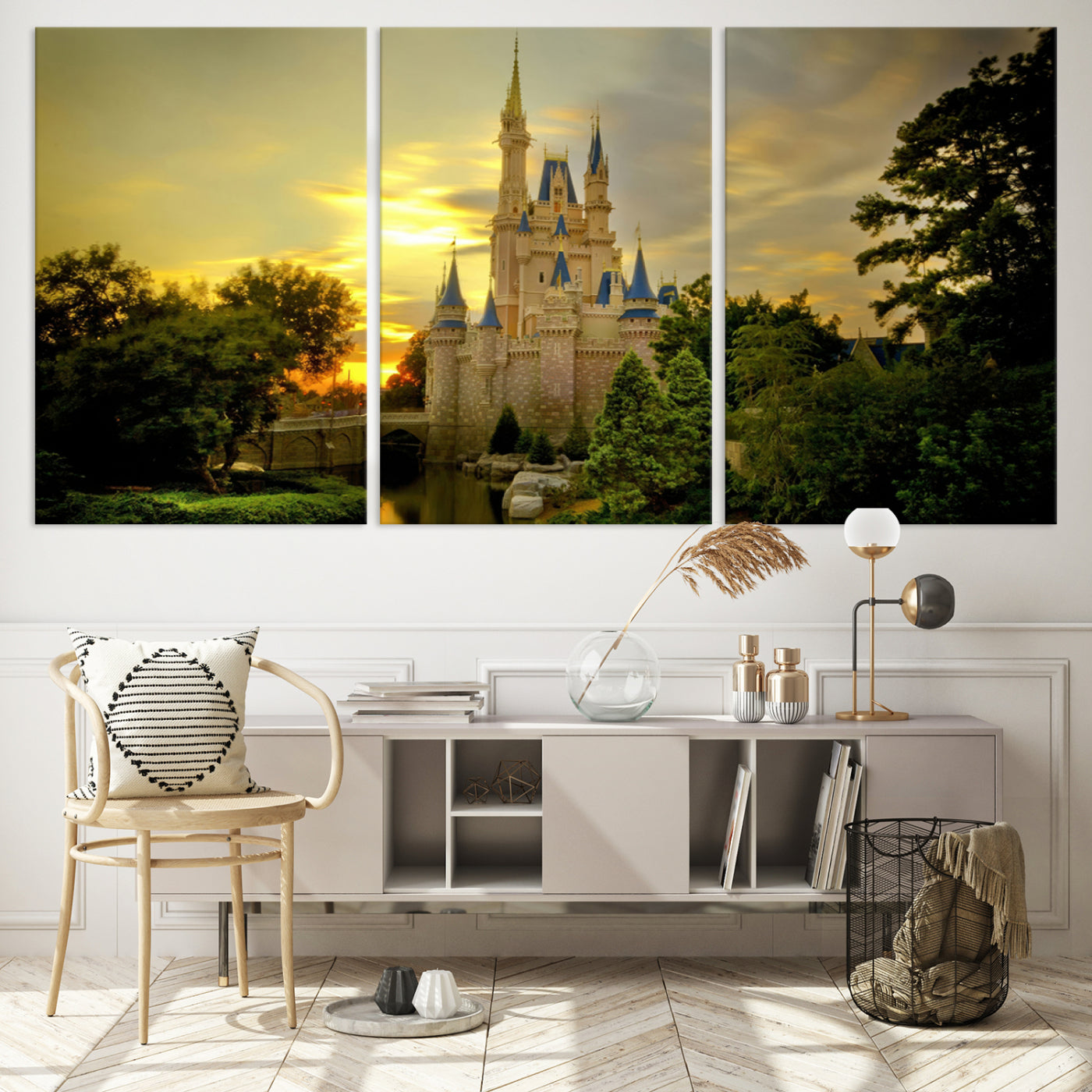 Disney Wall Art, Disneyland Print, Disney Princess Castle Print