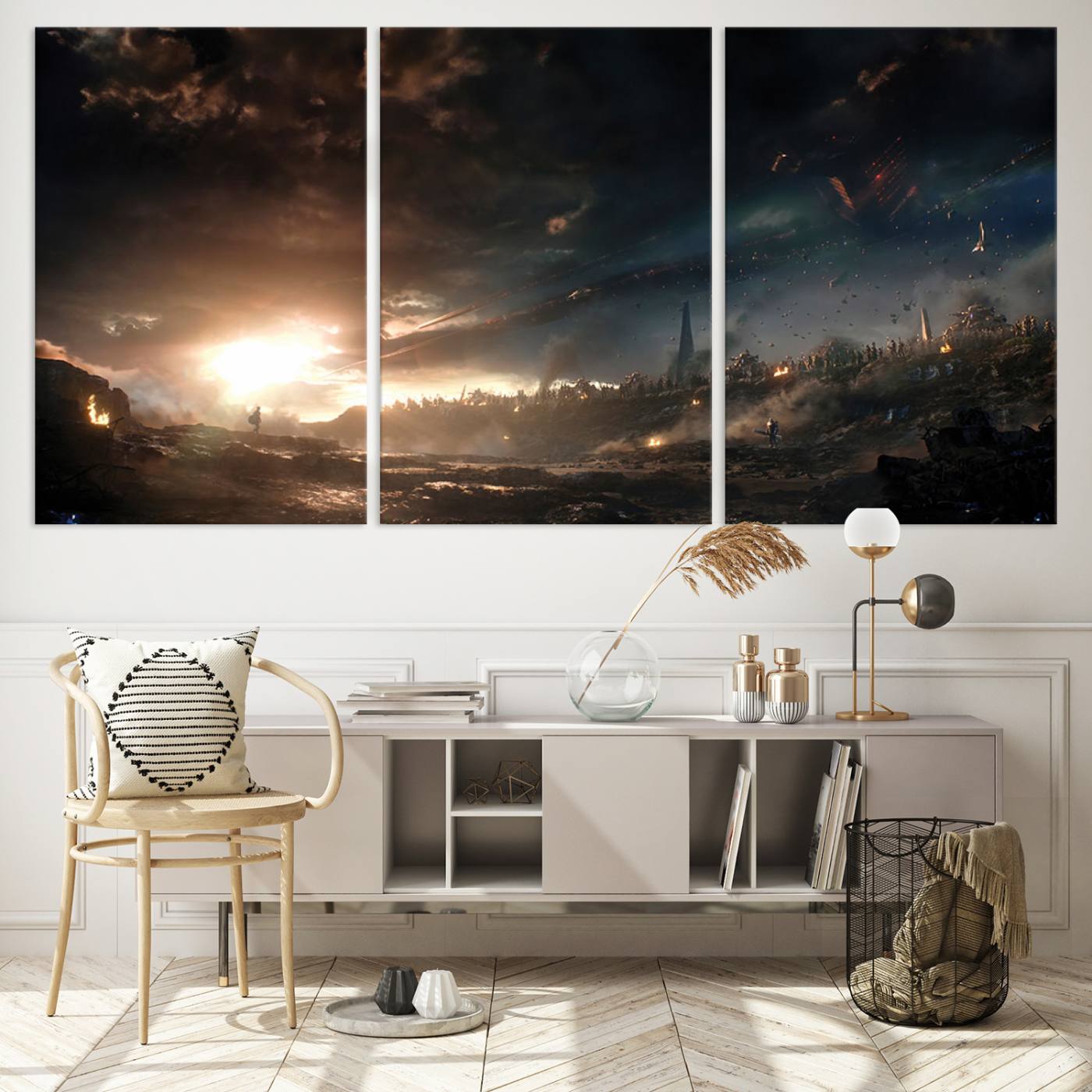 Avengers Planet Wall Art Canvas Print