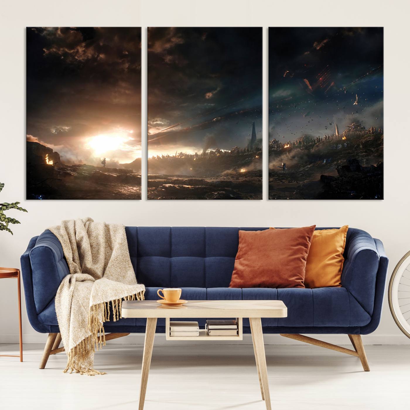 Avengers Planet Wall Art Canvas Print