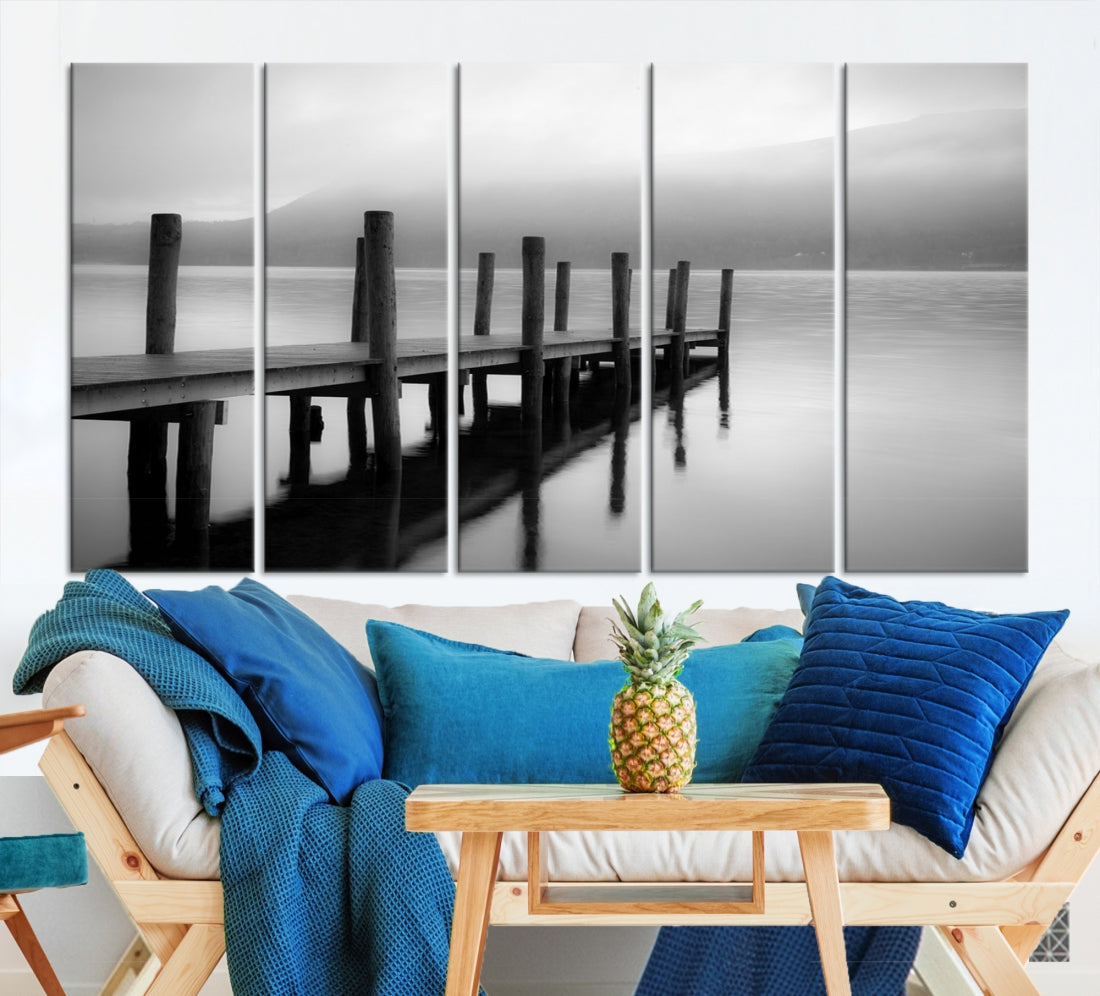 Ocean Beach Canvas Wall Art Beach Canvas, Coastal Sunset Tropical Island Beach Sunset Artwork Print