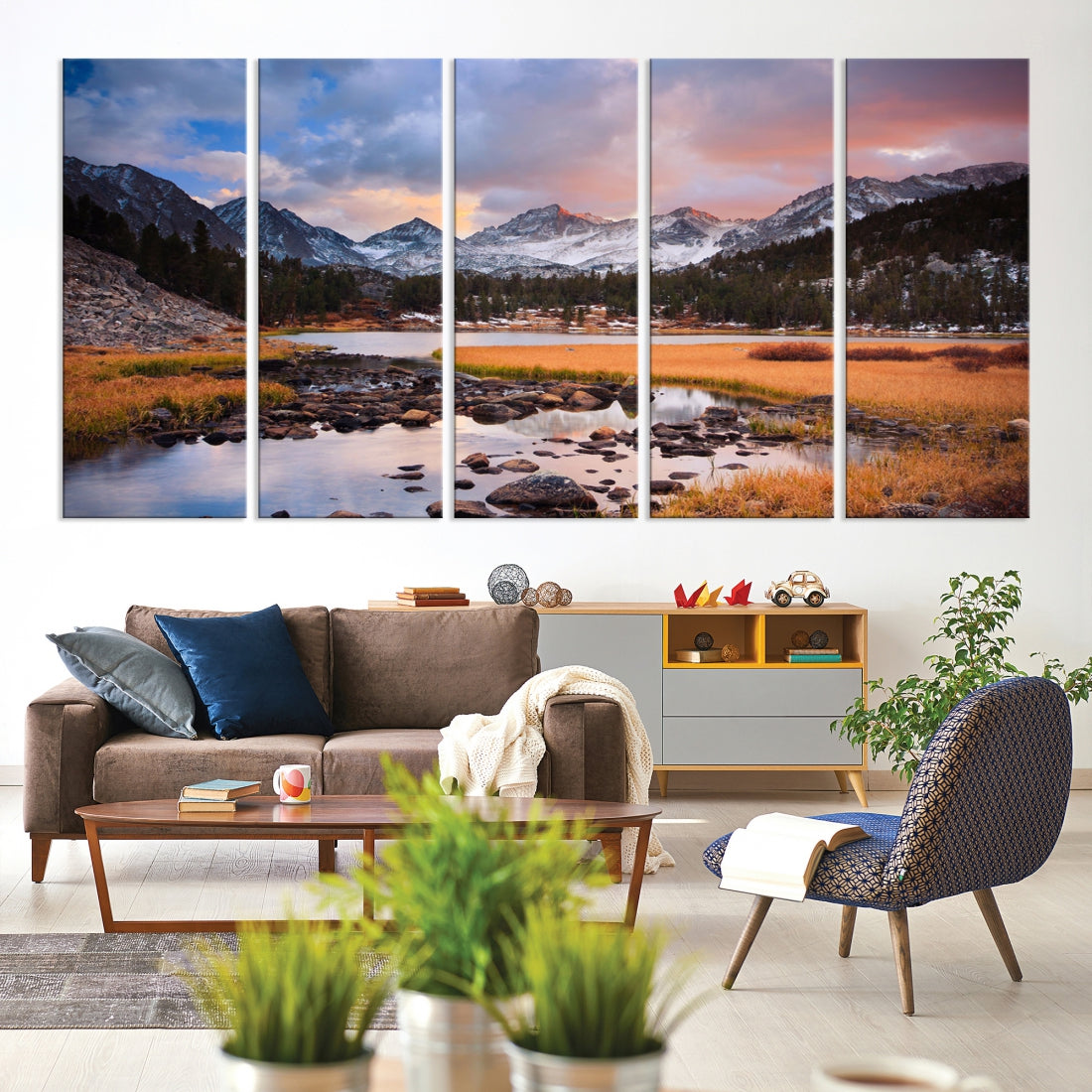 Marvellous Mountain Landscape Canvas Wall Art Giclee Print Nature Framed Art Print