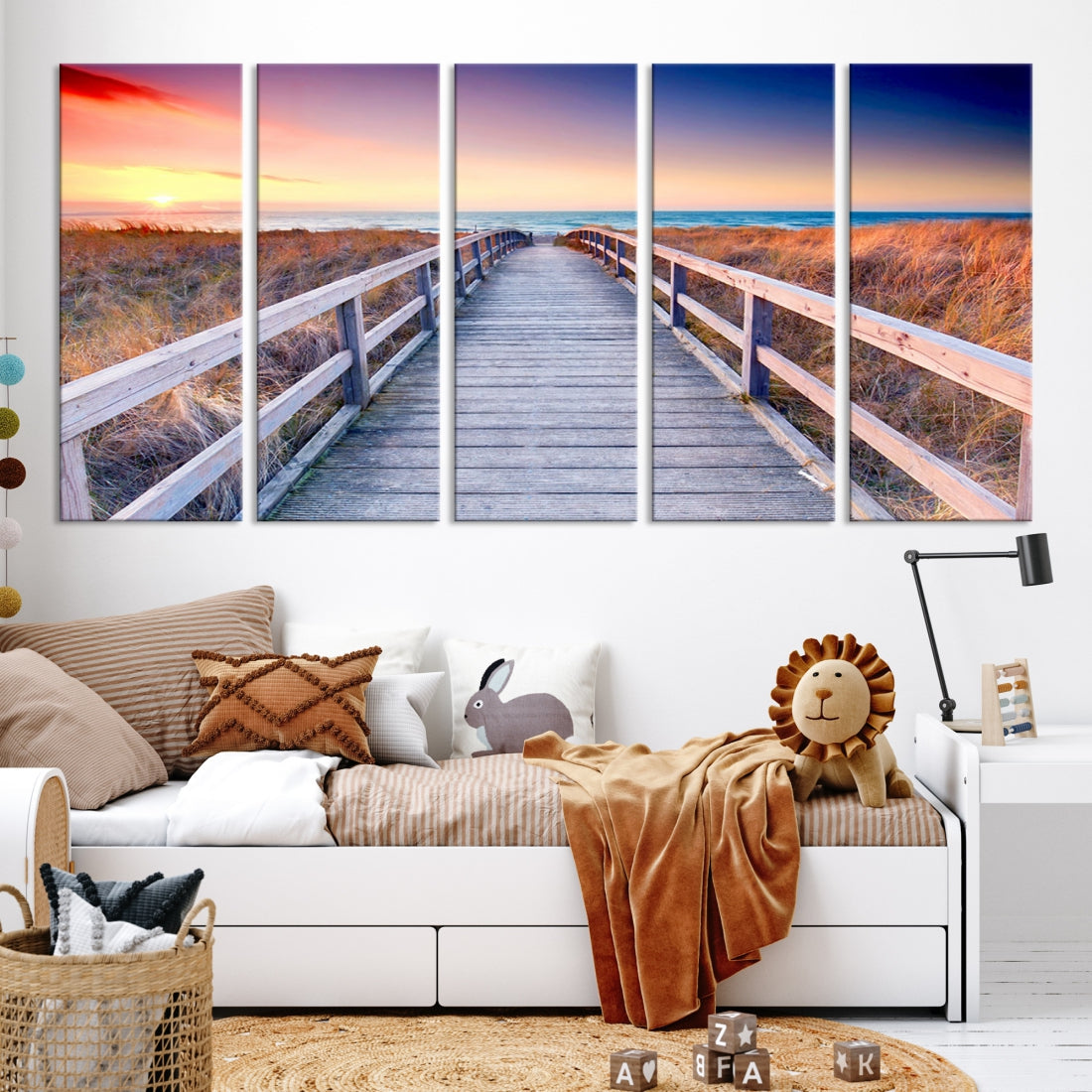 Sea Ocean Sunset Beach to Your Home with Our Wall Art Canvas PrintA Relaxing Decor Piece