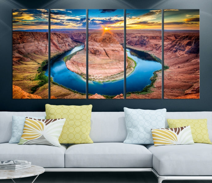 Grand Canyon Landscape Picture on Canvas Giclee Extra Large Wall Art Print