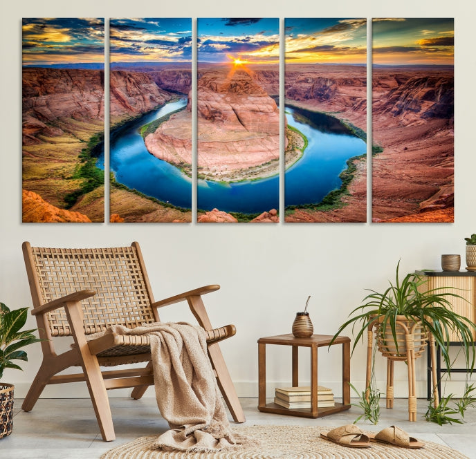 Grand Canyon Landscape Picture on Canvas Giclee Extra Large Wall Art Print