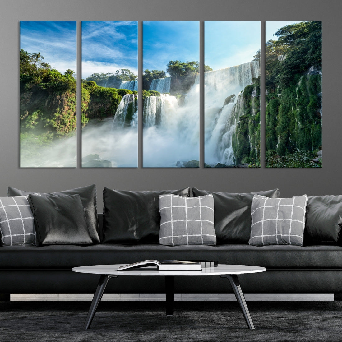 Iguazu Falls Large Wall Art Canvas Print