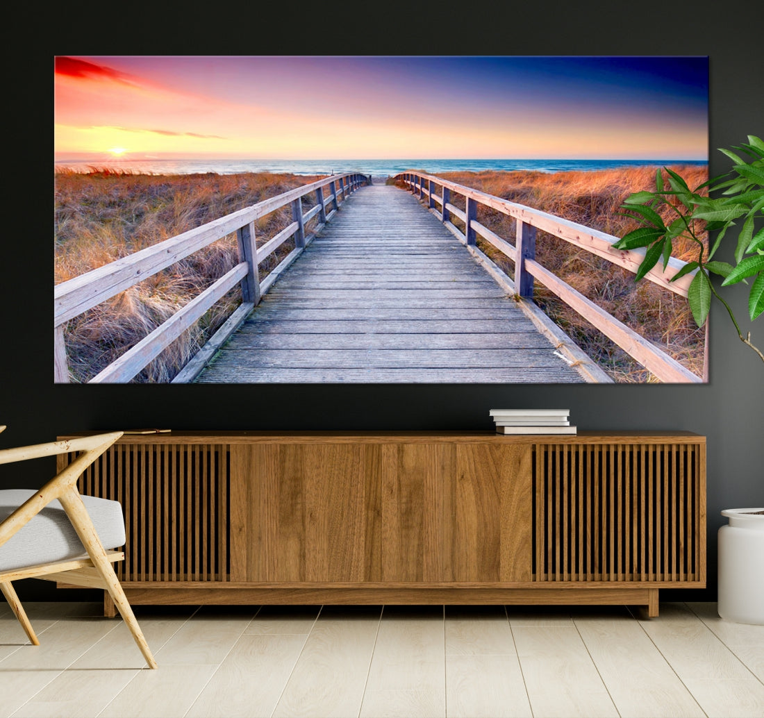 Sea Ocean Sunset Beach to Your Home with Our Wall Art Canvas PrintA Relaxing Decor Piece