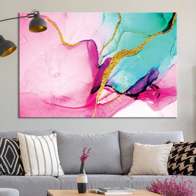 Extra Large Colorful Modern Abstract Canvas Wall Art Giclee Print