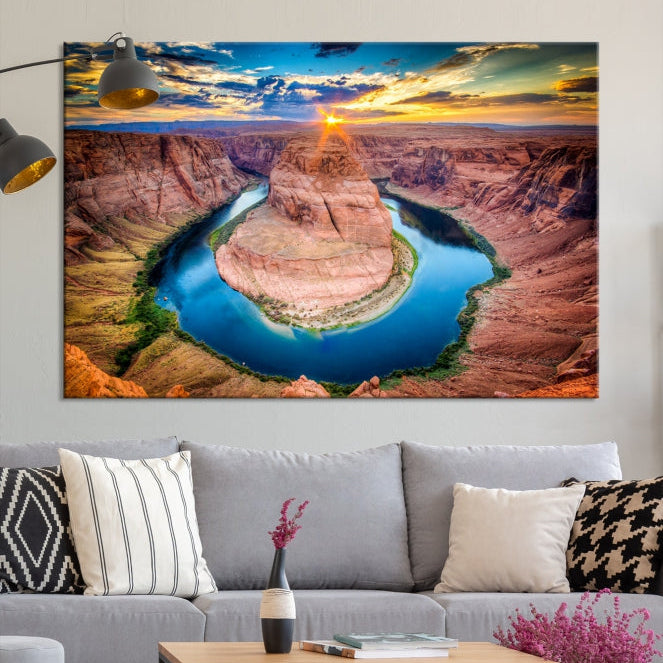 Grand Canyon Landscape Picture on Canvas Giclee Extra Large Wall Art Print