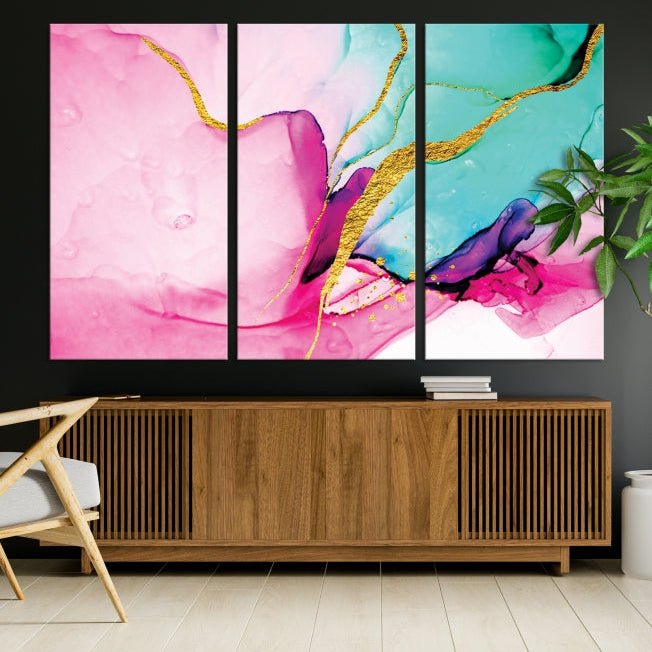 Extra Large Colorful Modern Abstract Canvas Wall Art Giclee Print