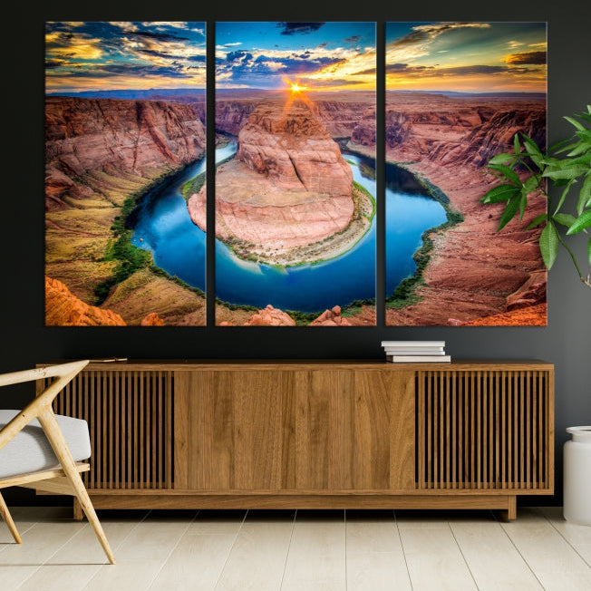 Grand Canyon Landscape Picture on Canvas Giclee Extra Large Wall Art Print