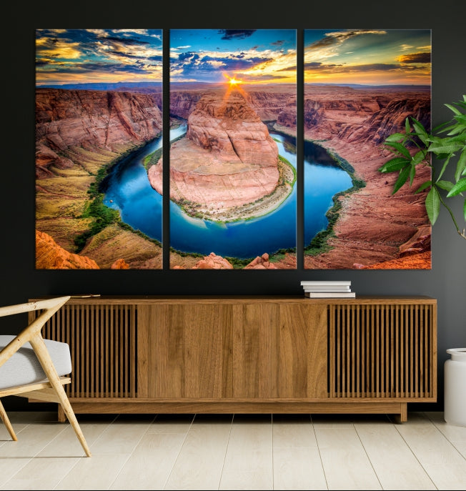 Grand Canyon Landscape Picture on Canvas Giclee Extra Large Wall Art Print