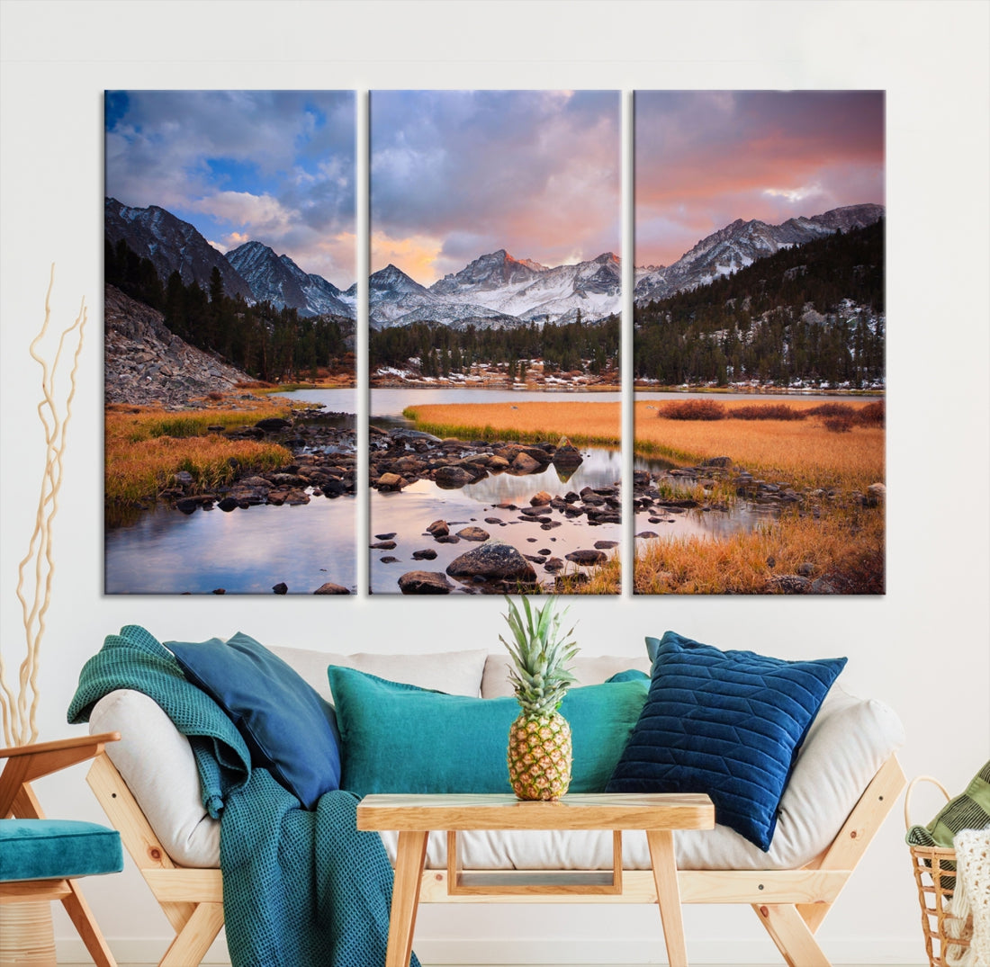 Marvellous Mountain Landscape Canvas Wall Art Giclee Print Nature Framed Art Print