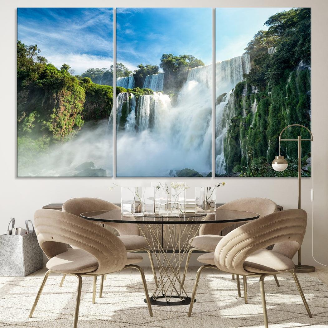 Iguazu Falls Large Wall Art Canvas Print