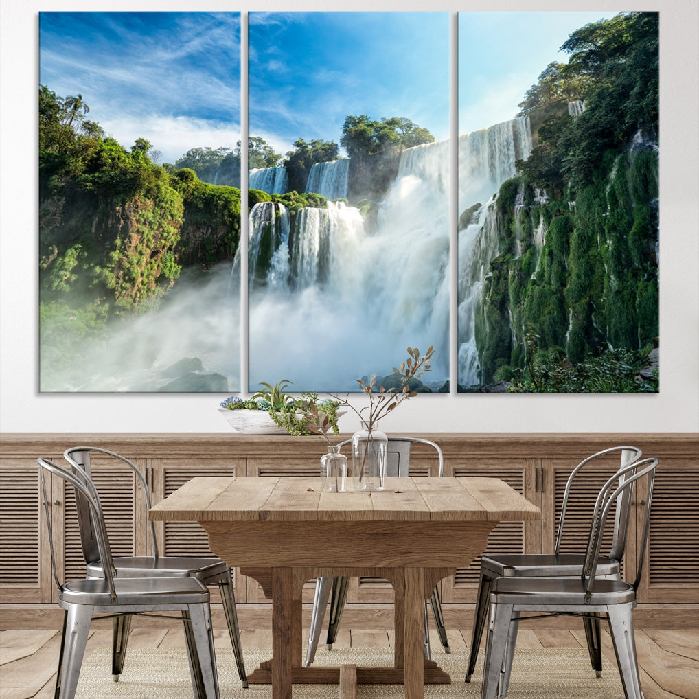 Iguazu Falls Large Wall Art Canvas Print