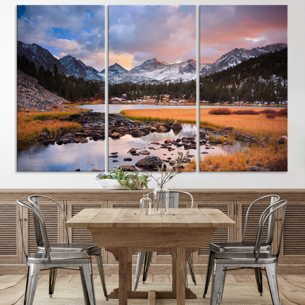 Marvellous Mountain Landscape Canvas Wall Art Giclee Print Nature Framed Art Print