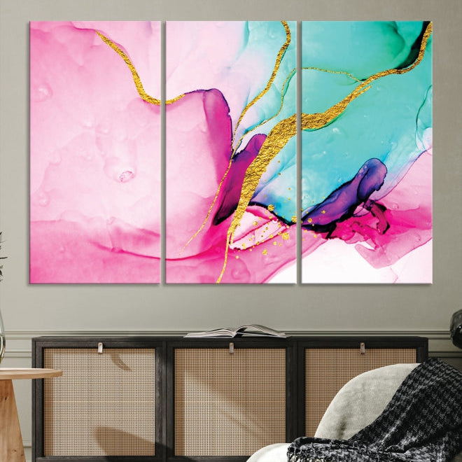 Extra Large Colorful Modern Abstract Canvas Wall Art Giclee Print