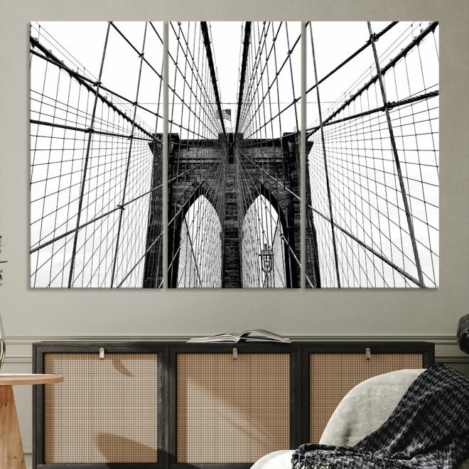 Extra Large Brooklyn Bridge Canvas Wall Art Print Living Room Apartment Decor