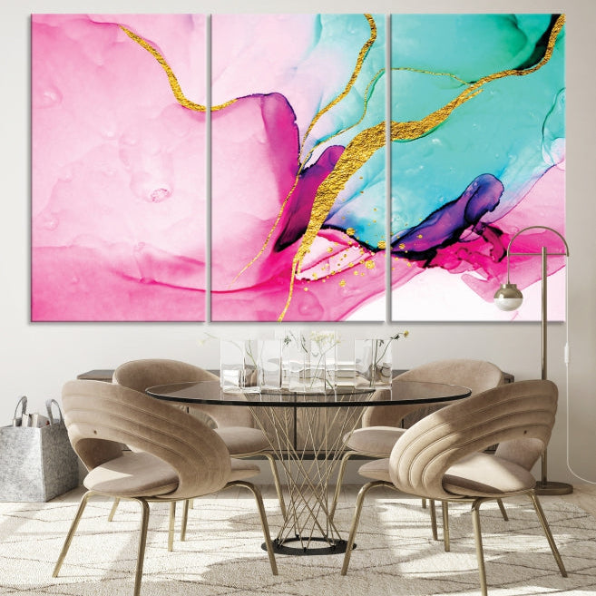 Extra Large Colorful Modern Abstract Canvas Wall Art Giclee Print