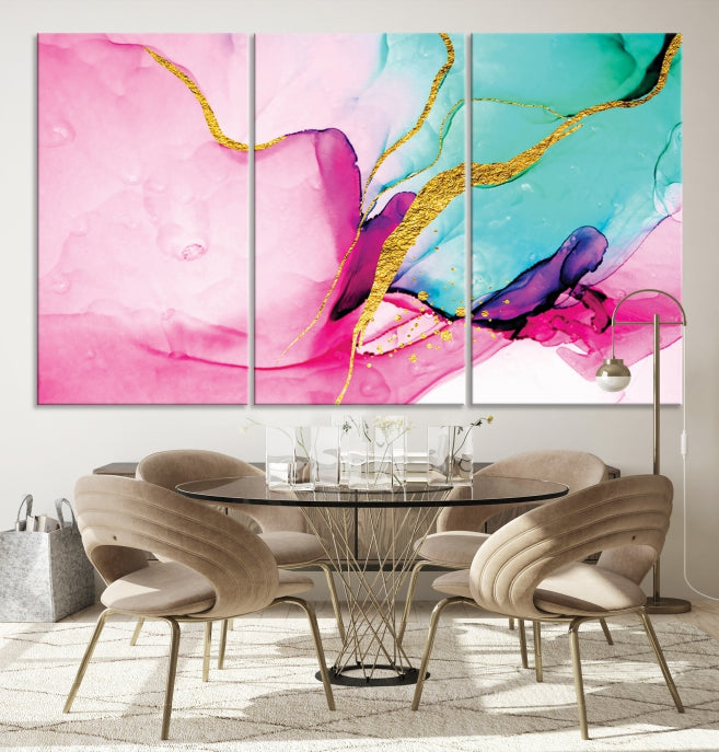 Extra Large Colorful Modern Abstract Canvas Wall Art Giclee Print